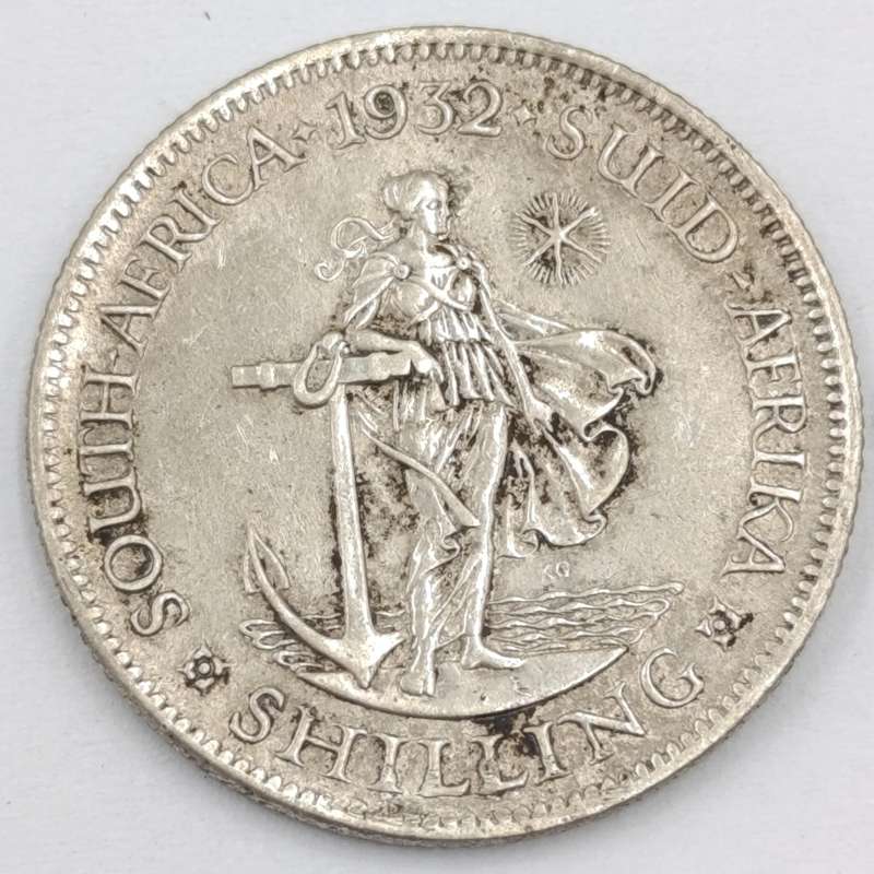 South Africa 1932 Shilling XF+
