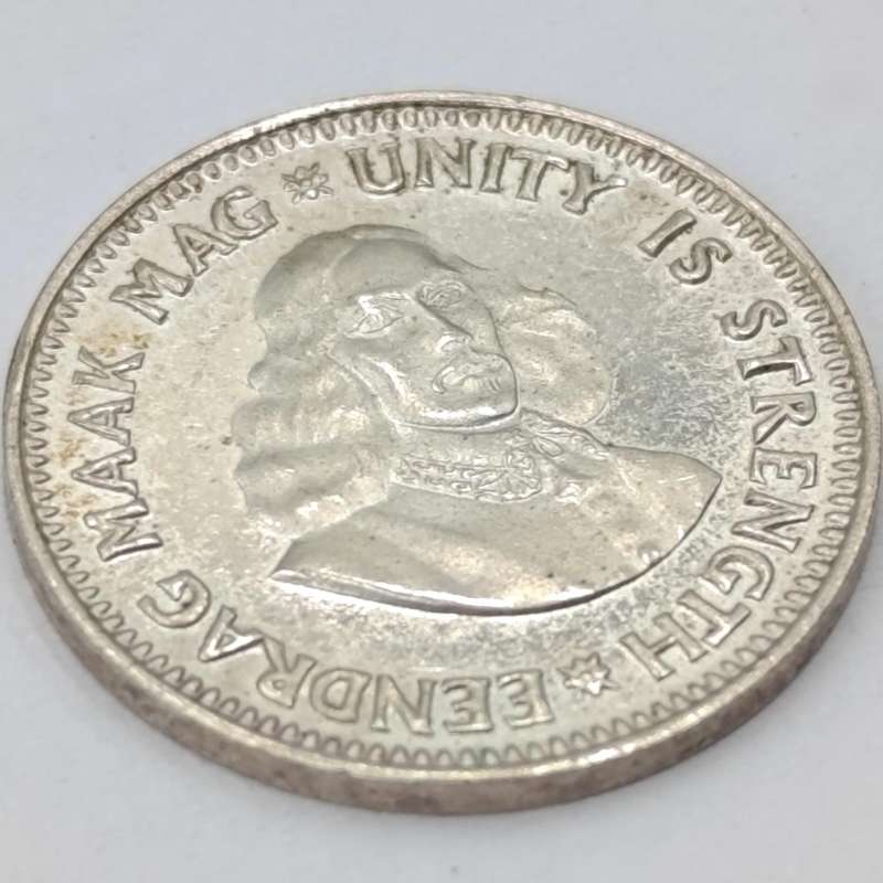 1961 RSA coin set - uncirculated and AU - 1/2 cent to 50 cent