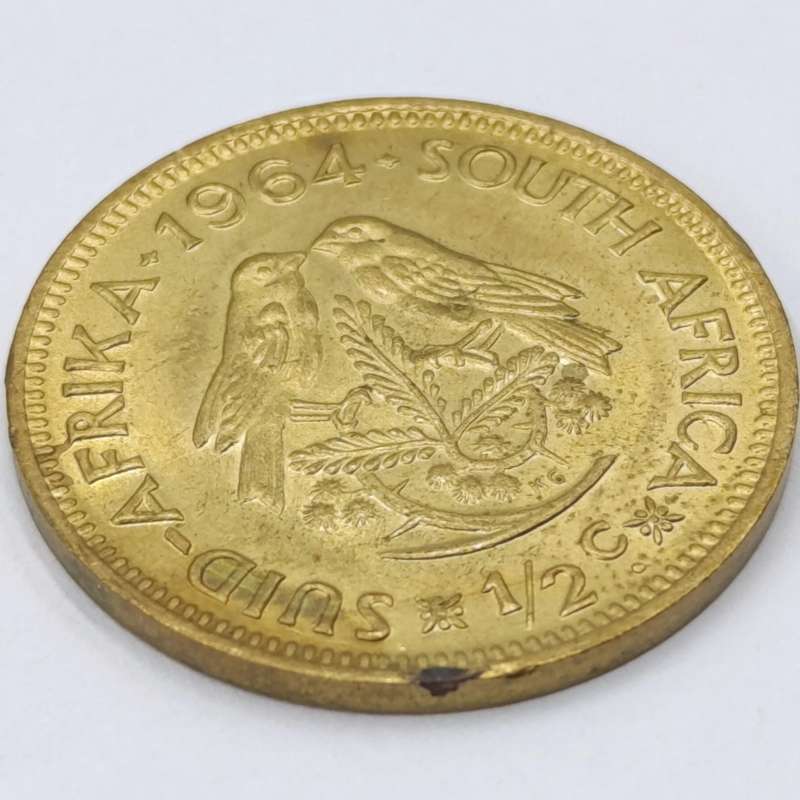 1964 RSA coin set - uncirculated and AU 1/2 cent to 50 cent