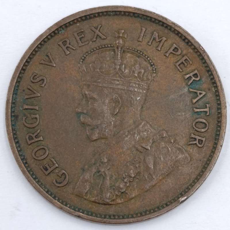 1934 South Africa Half Penny XF excellent rim