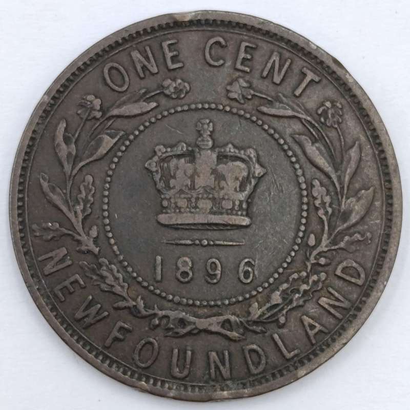 1896 Newfoundland one cent