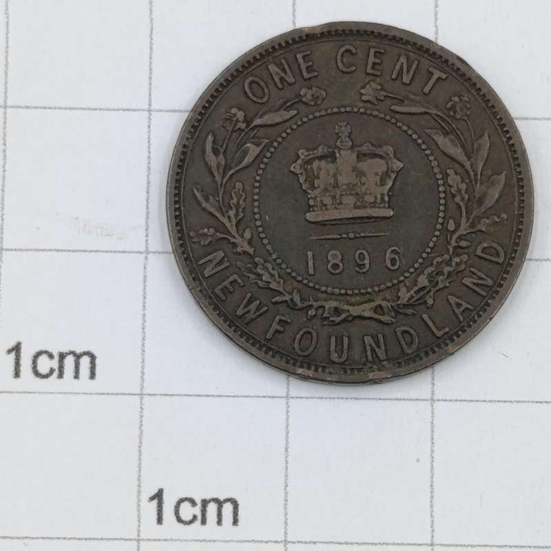 1896 Newfoundland one cent