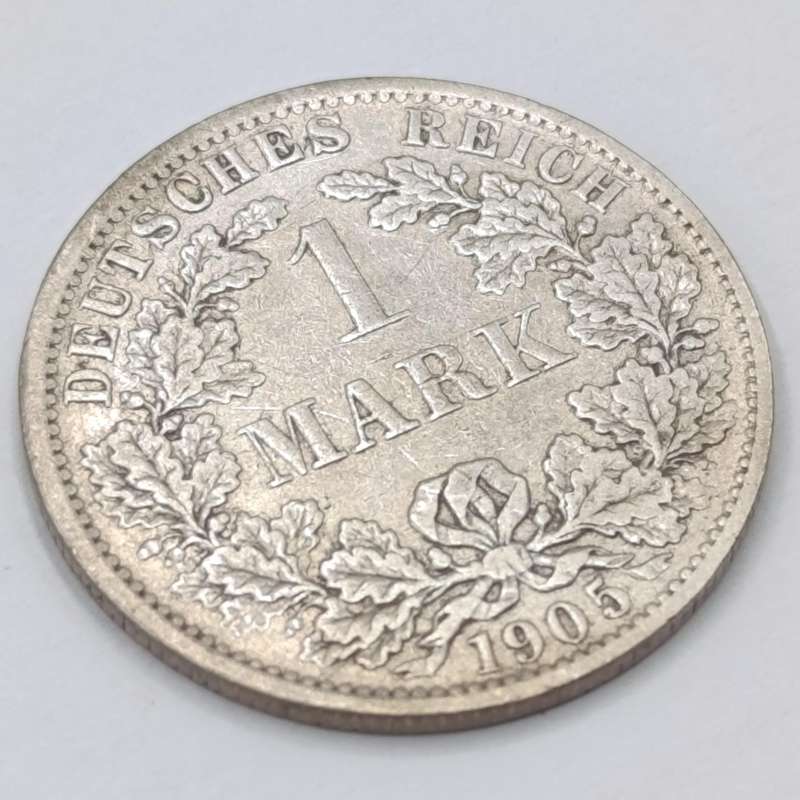 Germany 1905 One Mark VF - A mintmark