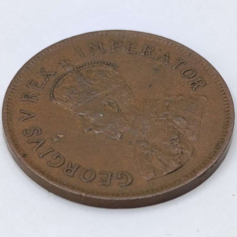 1929 South Africa Half Penny XF