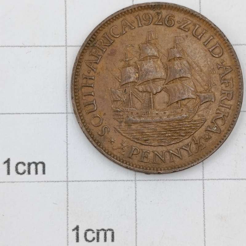 1926 South Africa Half Penny XF