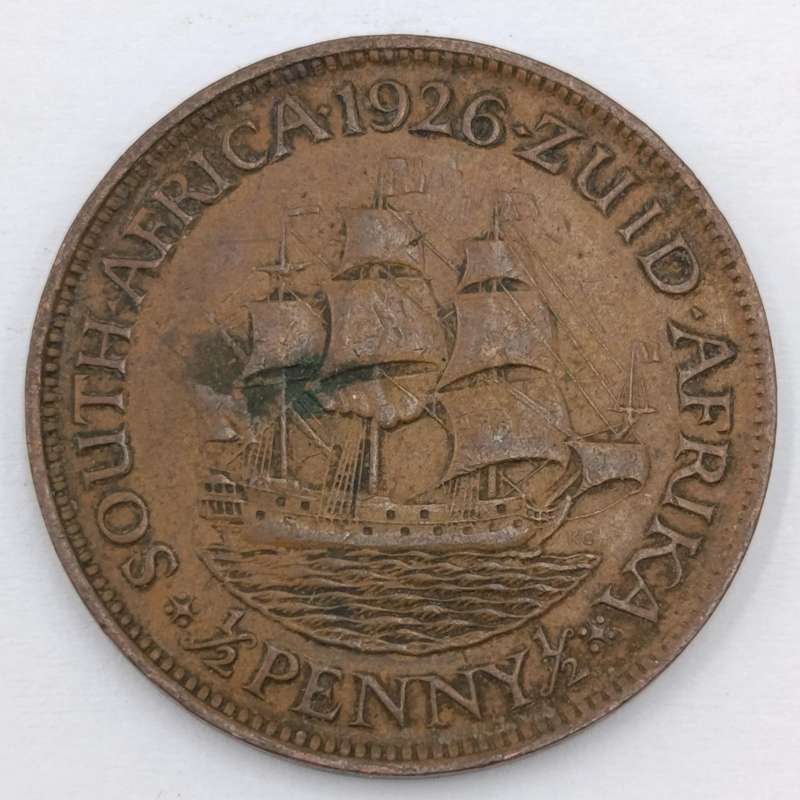 1926 South Africa Half Penny XF