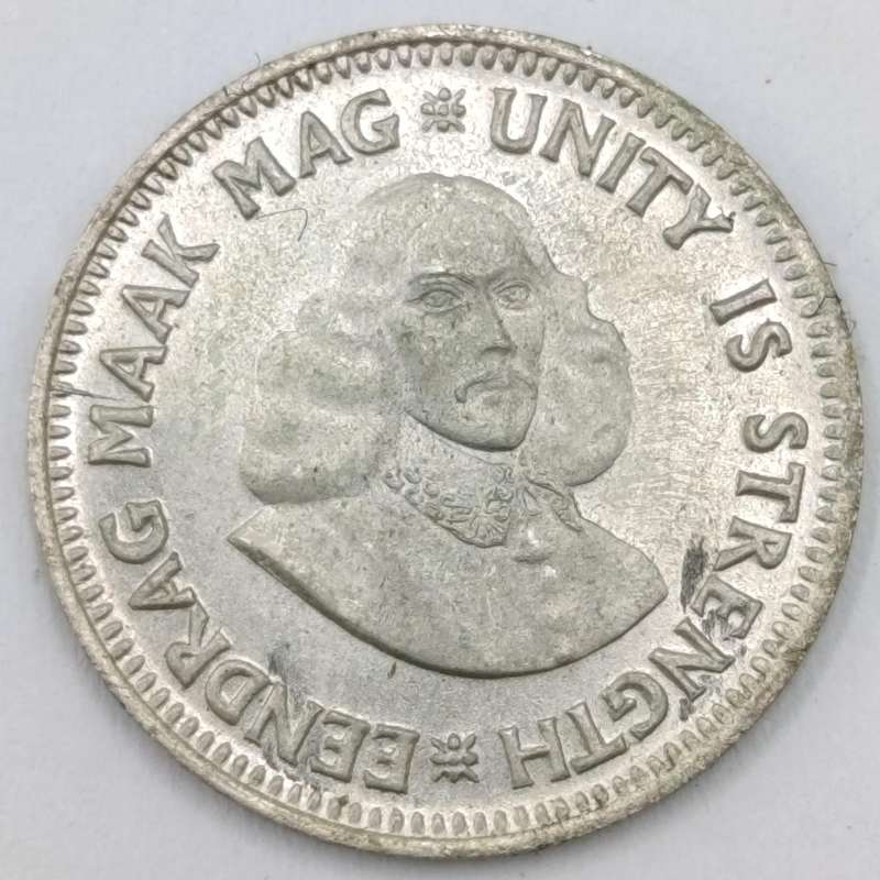 1962 South Africa 2 1/2c with low mintage only 8745 minted