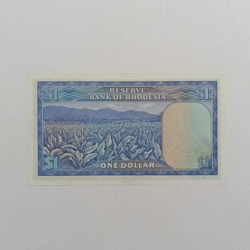 Rhodesia One dollar banknote Salisbury 2 August 1979 uncirculated