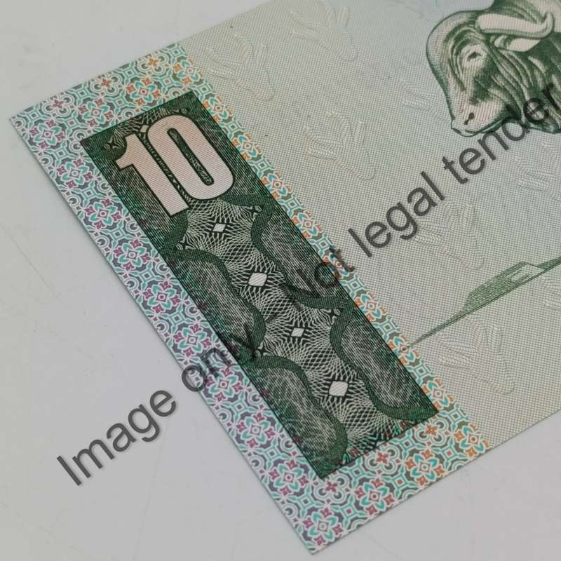 Pair of 1985 GPC de Kock R10 notes uncirculated in sequence
