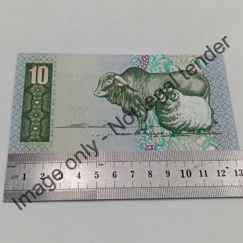 Pair of 1985 GPC de Kock R10 notes uncirculated in sequence