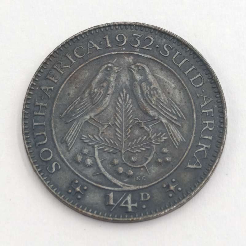Set of scarce South Africa farthings 1923/1928/1935 - uncirculated 1924 - used 1931/1932