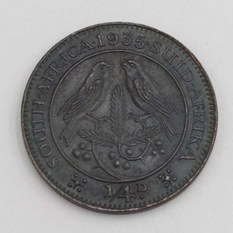 Set of scarce South Africa farthings 1923/1928/1935 - uncirculated 1924 - used 1931/1932