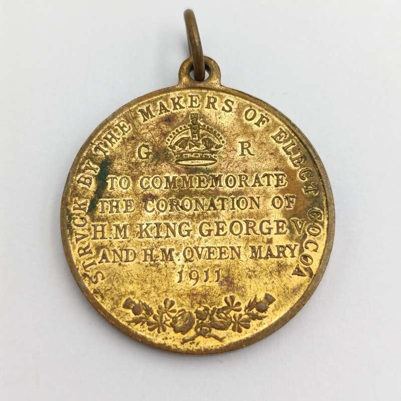 1911 medallion Coronation of George 5