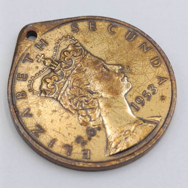 1953 Queen Elizabeth Coronation medallion for the town Stutterheim