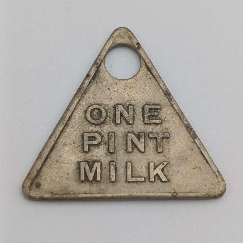 Model Dairy East London One pint triangle milk token