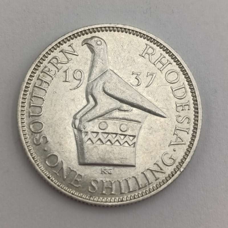 Southern Rhodesia 1937 Shilling AU+