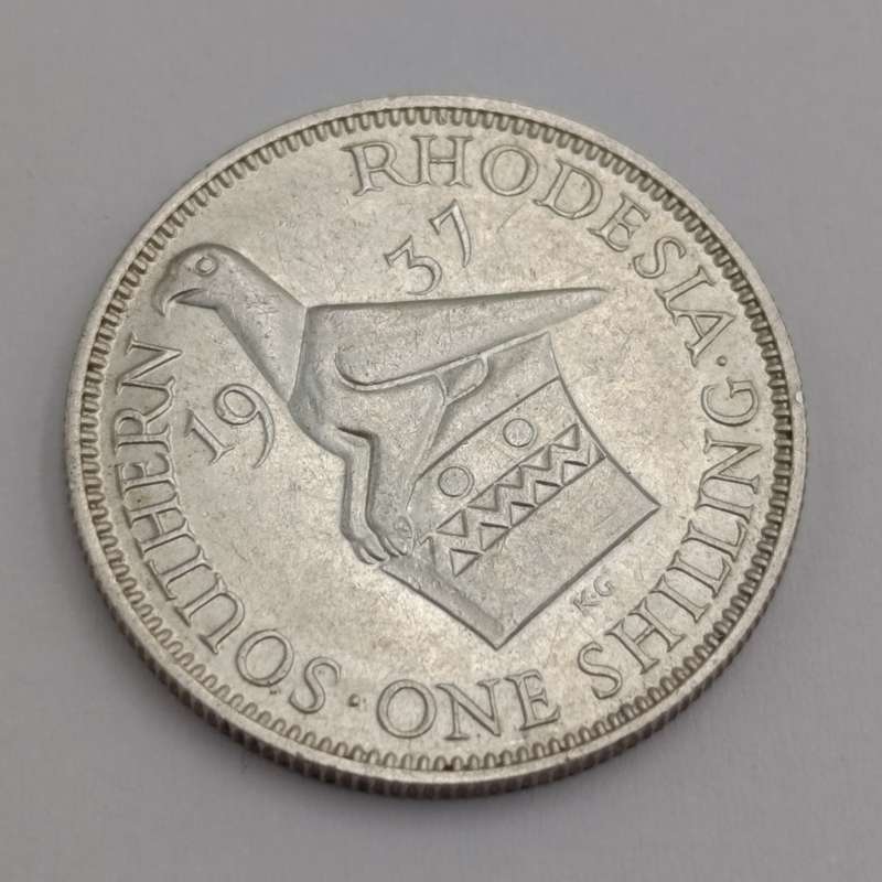Southern Rhodesia 1937 Shilling AU+