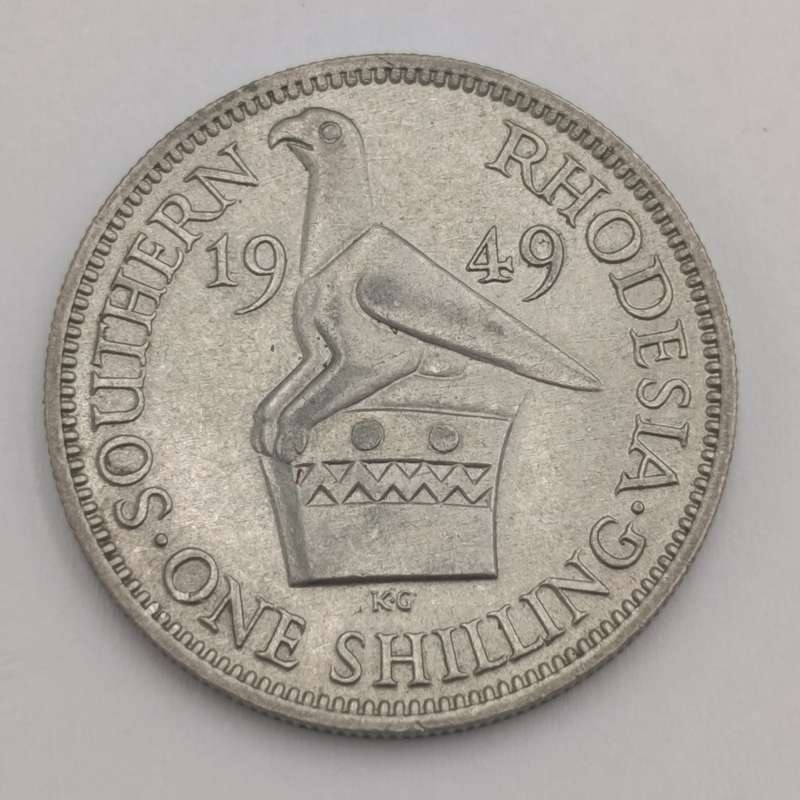 Southern Rhodesia 1949 Shilling uncirculated