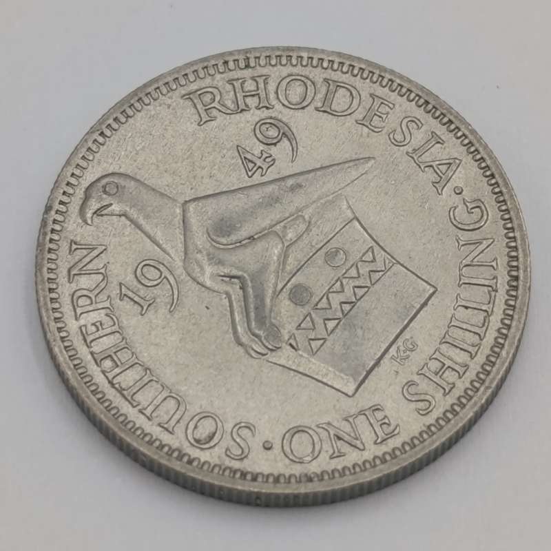 Southern Rhodesia 1949 Shilling uncirculated
