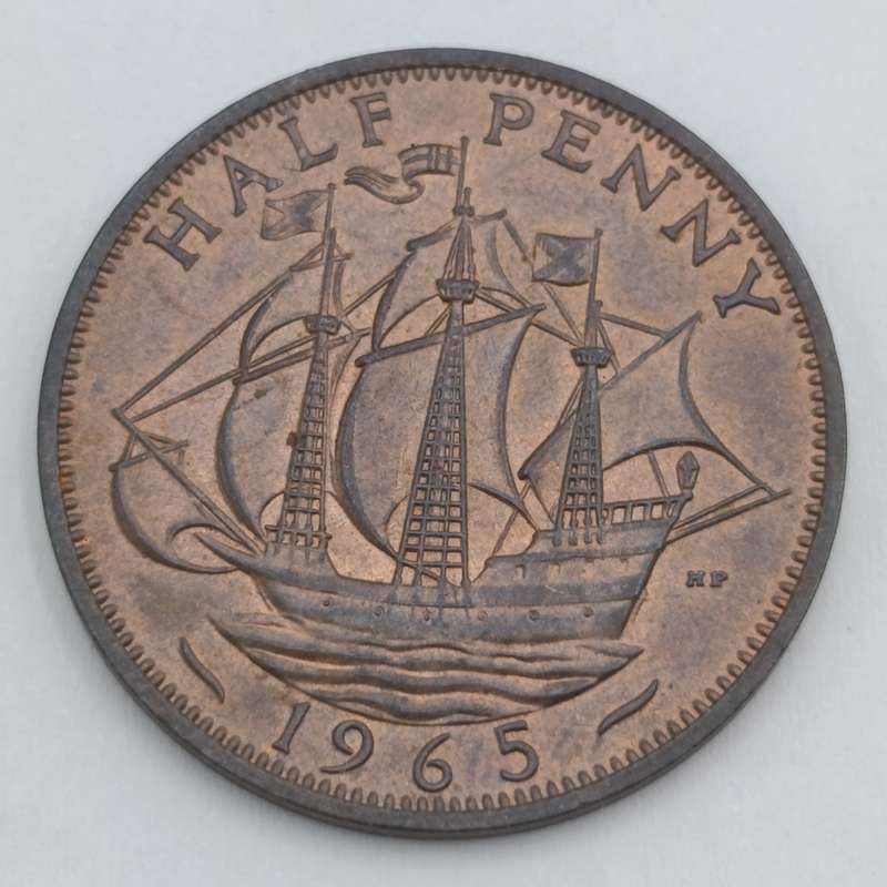 Great Britain 1965 half penny uncirculated
