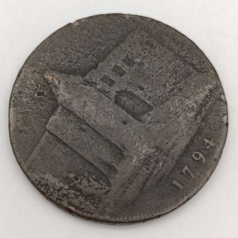 1794 United Kingdom Merchant 1/2 Penny token - "Success to the Bay trade"