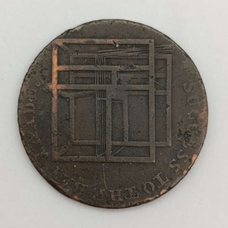 1794 United Kingdom Merchant 1/2 Penny token - "Success to the Bay trade"