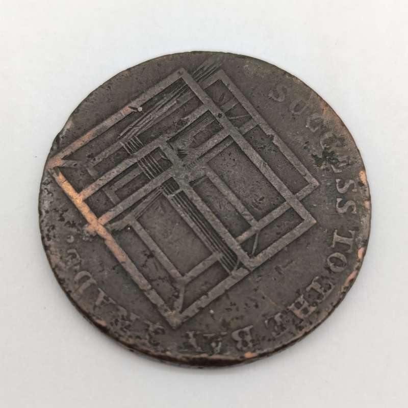 1794 United Kingdom Merchant 1/2 Penny token - "Success to the Bay trade"