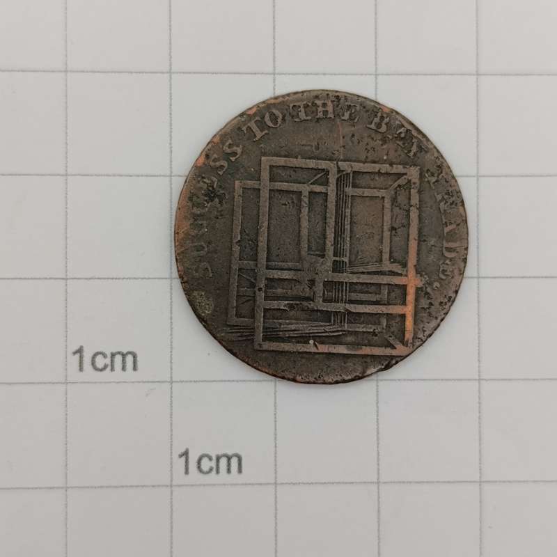 1794 United Kingdom Merchant 1/2 Penny token - "Success to the Bay trade"