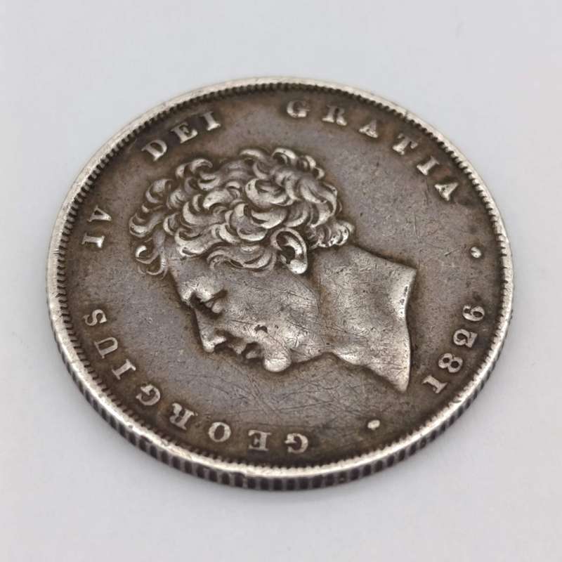 Great Britain 1826 Shilling in very fine or better condition