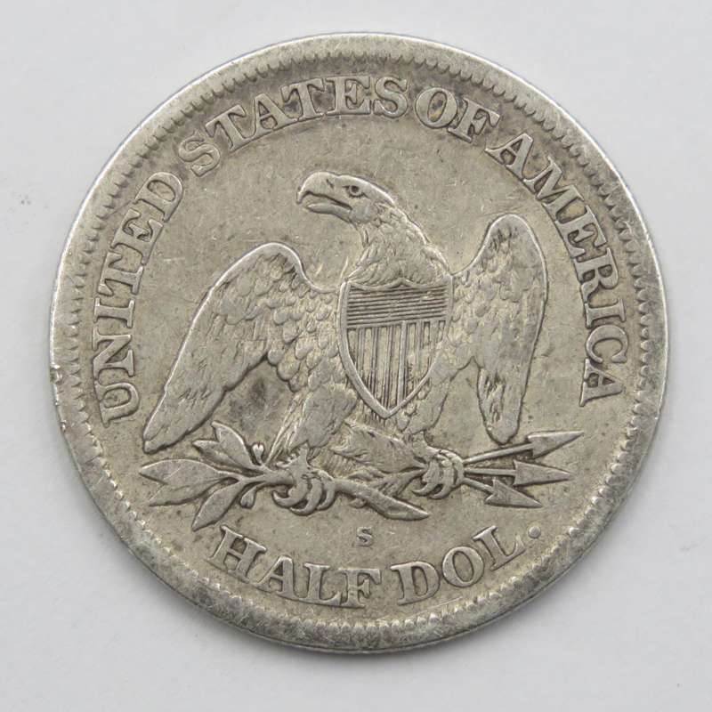 USA 1865 half dollar S Fine