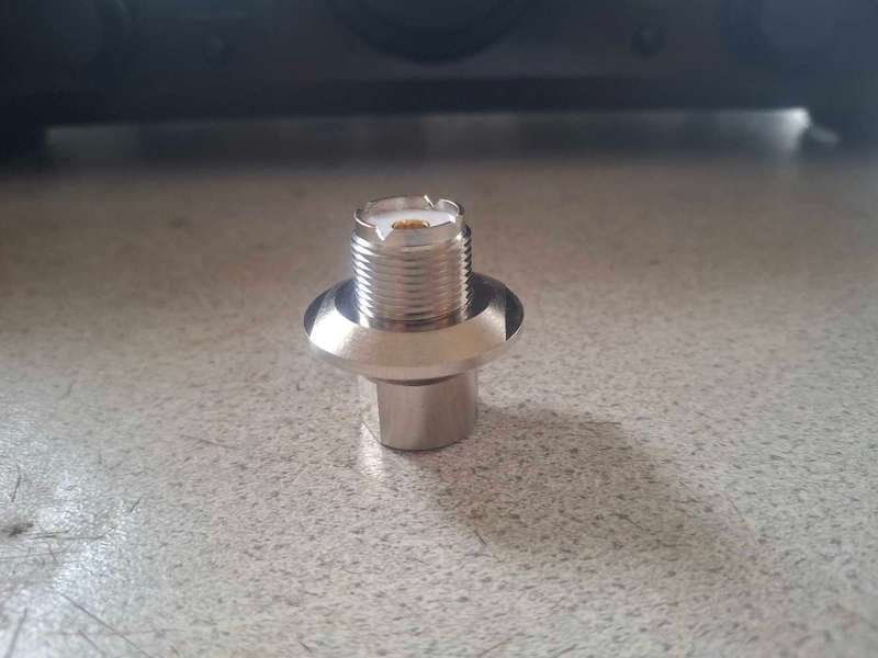 SO239 Female Jack Bulkhead Right Angle Connector Solder RG58 Cable Wire Terminals RF