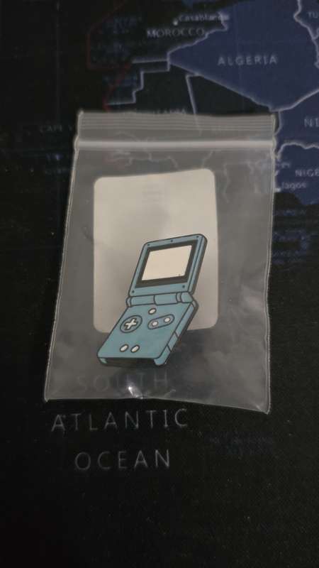 Game Boy Advance SP Enamel Pin