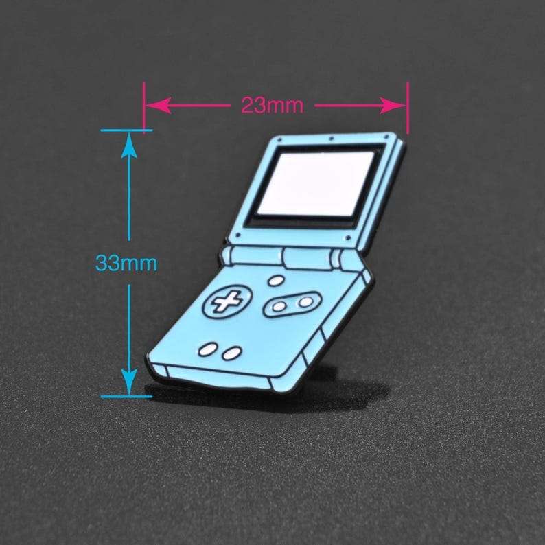 Game Boy Advance SP Enamel Pin
