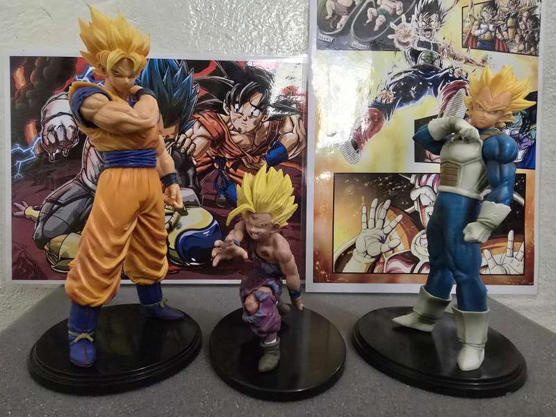 Dragon Ball Z - Goku, Vegeta, Gohan Figures