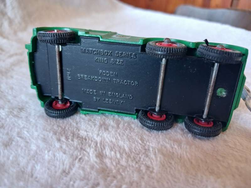 Matchbox King Size 1963 no12 BP Foden Breakdown Tractor