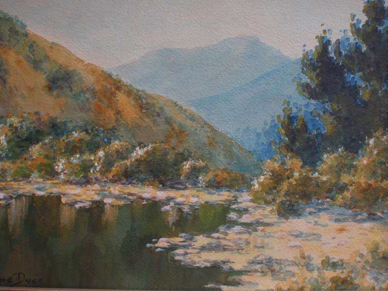 South African beauty spot, near Montagu (Western Little Karoo) Original by Irene Dyer, 1890-1954