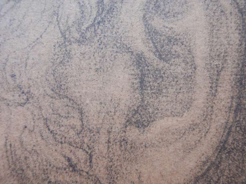 Classic antique print.  Fabulous old piece. Renaisance artist Giorgio Visari. Muted decor theme.