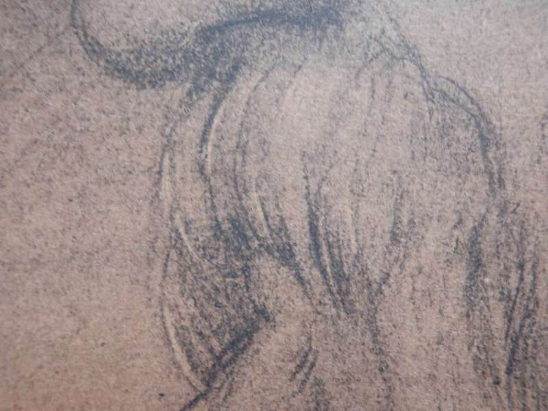 Classic antique print.  Fabulous old piece. Renaisance artist Giorgio Visari. Muted decor theme.