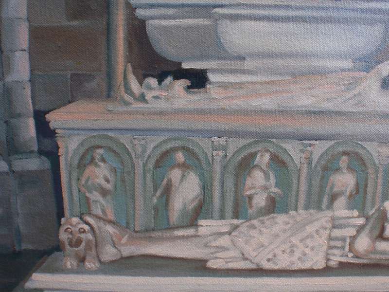 Original oil on canvas Aidan Walsh (1932-2009) Listed with Strauss.  Historical The Upper Bath.