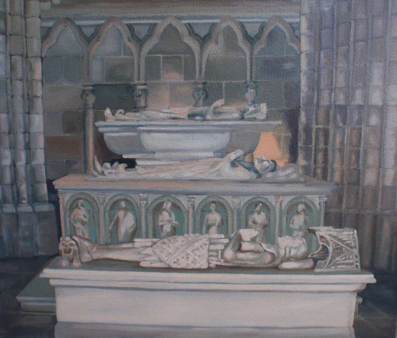 Original oil on canvas Aidan Walsh (1932-2009) Listed with Strauss.  Historical The Upper Bath.