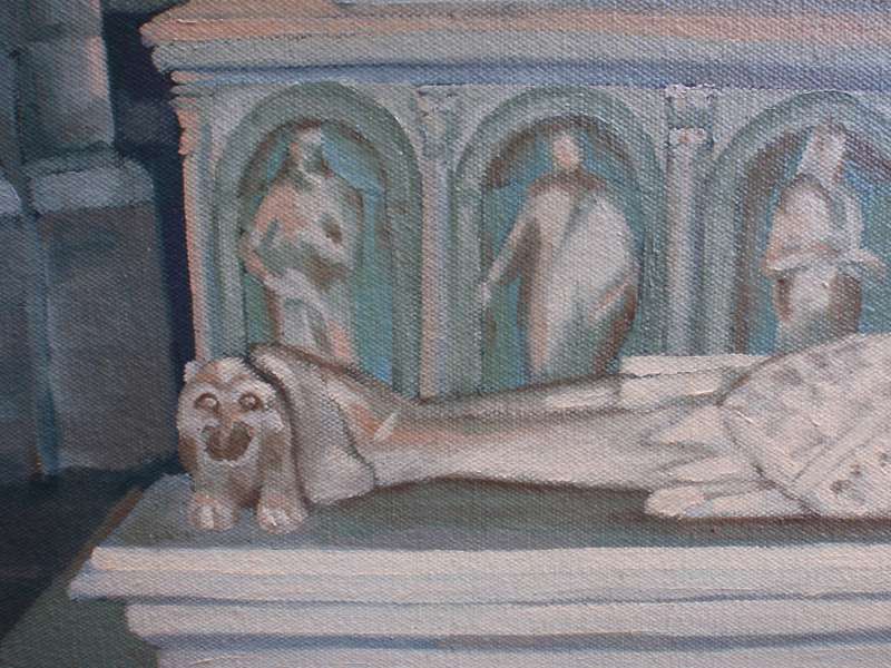 Original oil on canvas Aidan Walsh (1932-2009) Listed with Strauss.  Historical The Upper Bath.