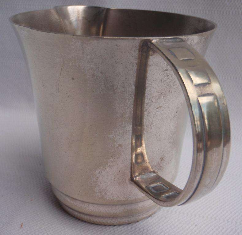Vintage Art Deco silver plate jug - gorgeous design.