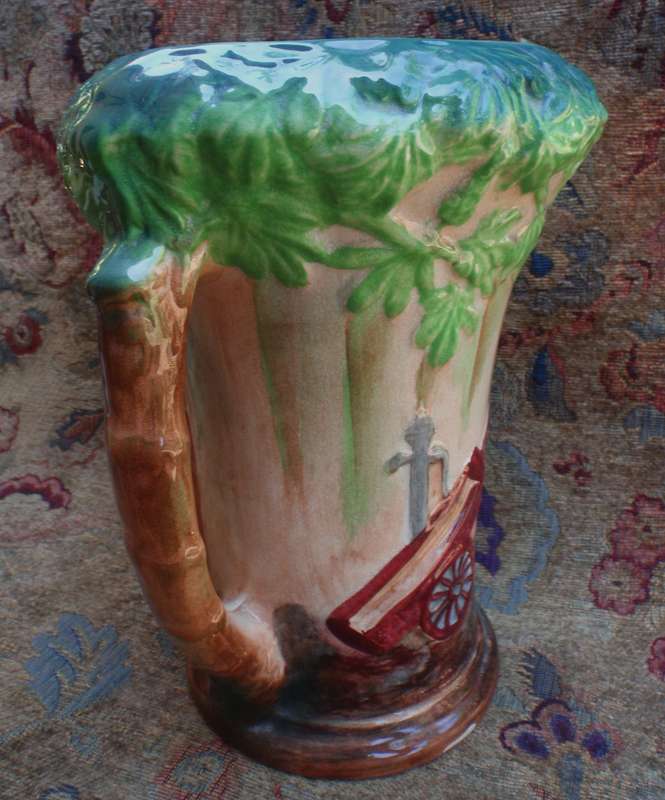 Vintage Burleigh vase "The Village Blacksmith" Lovely old character collectible piece