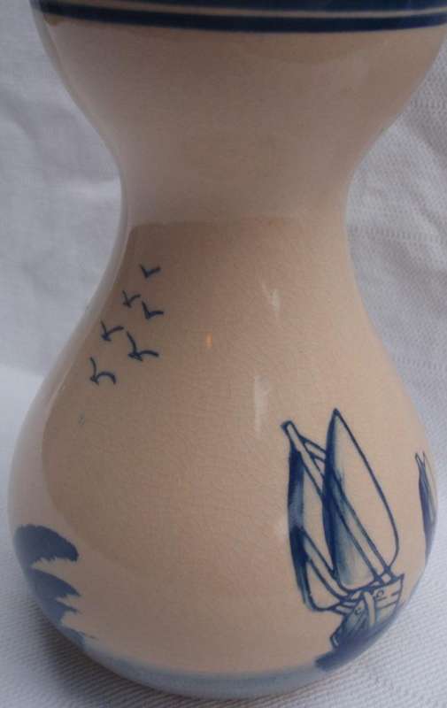 Vintage - beautifully hand painted vase.