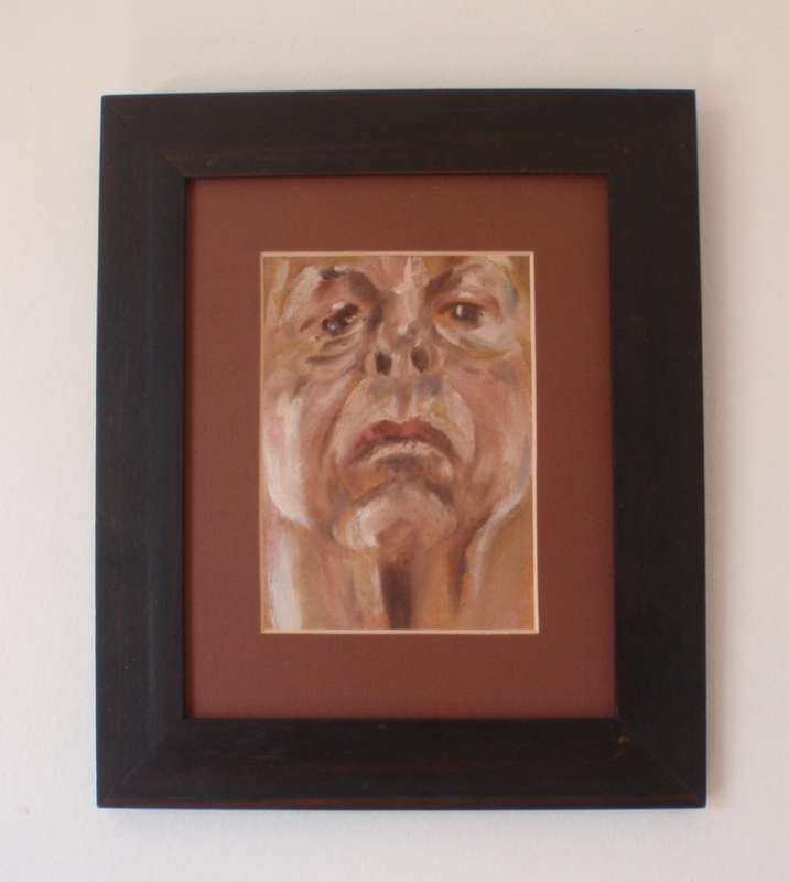 Portrait "Hermine" Character original painting for your portrait gallery wall. Unique piece of art.