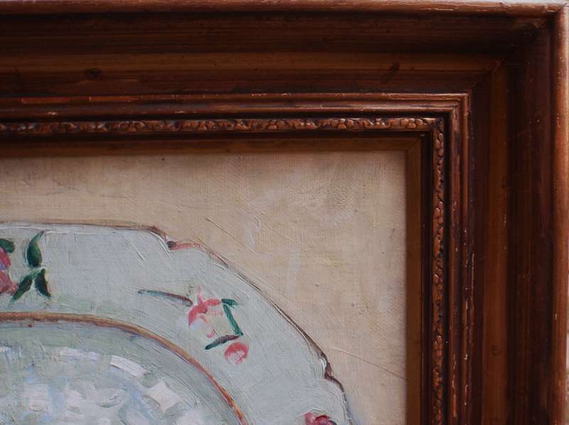 Antique original oil painting by Hope Joseph. British listed artist. In original frame.