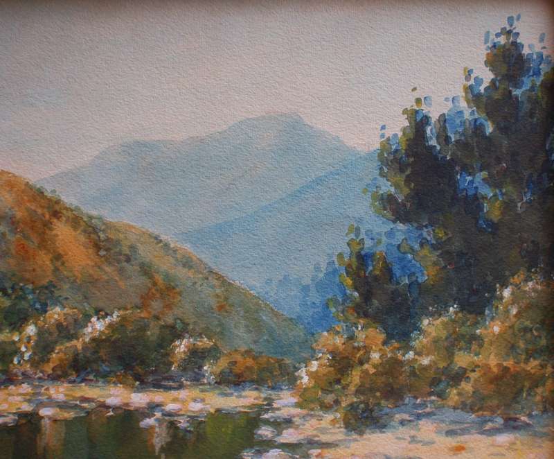 South African beauty spot, near Montagu (Western Little Karoo) Original by Irene Dyer, 1890-1954