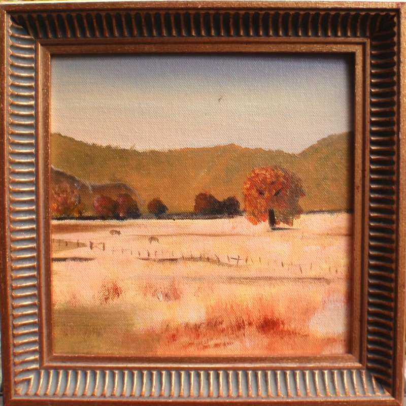 Original S.African landscape, oil on canvas.  Minimalist impressionist scene, beautifully executed.