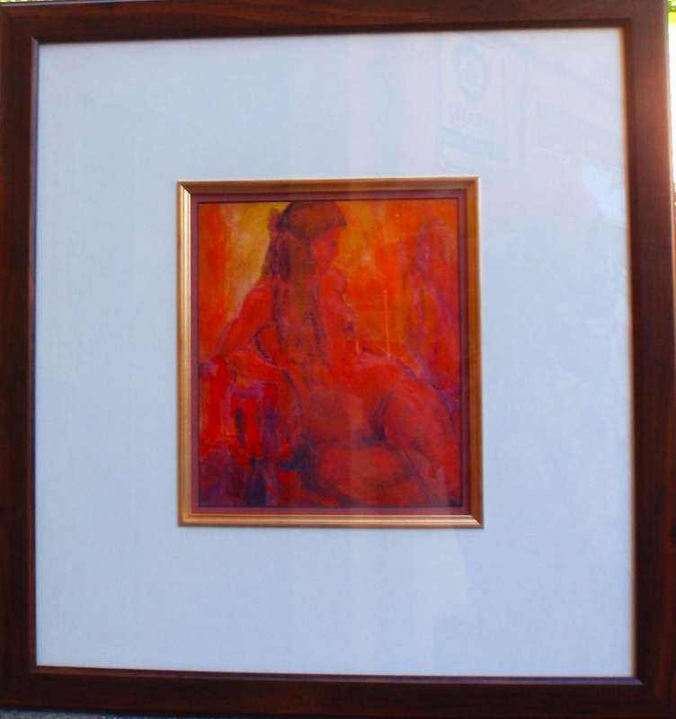 A pair of fabulous nudes by well known, listed artist Lib Steward 1938-2023. Strauss & Co.