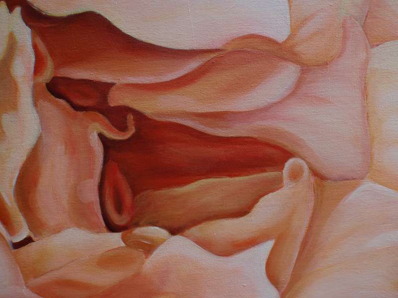 Original painting Arlene McDade. Soft Petals. Well below gallery price.